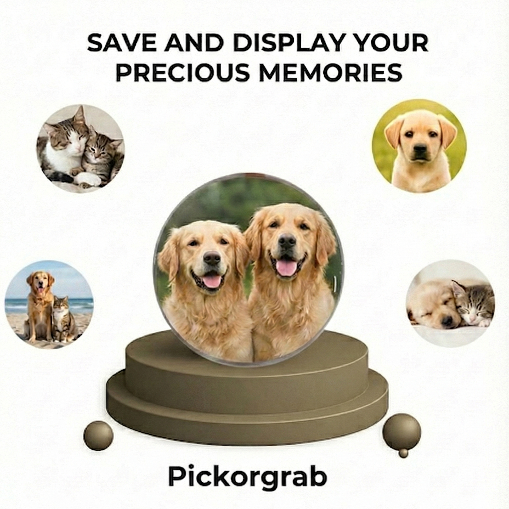 Personalised Memory ball for Your Paw